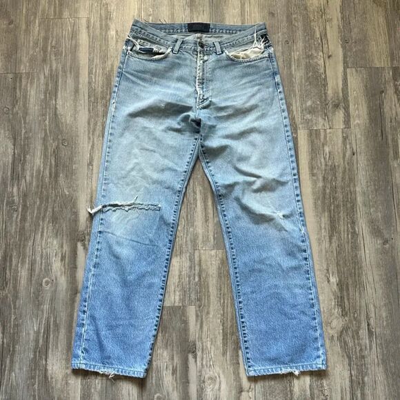 Vintage Versace Jeans Signature Denim Jeans Size 32X30 - Picture 1 of 5